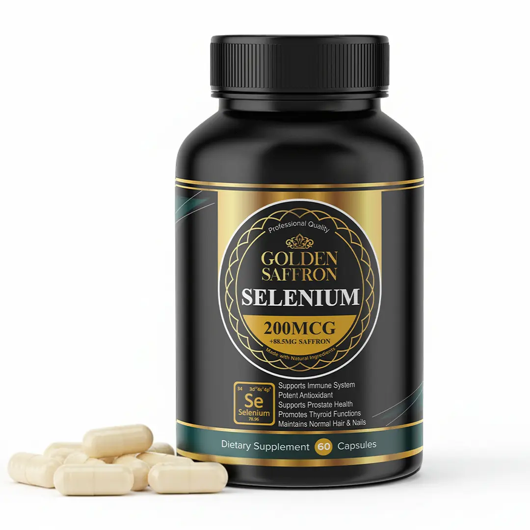 Golden Saffron Selenium + Saffron Extract Edible Supplement