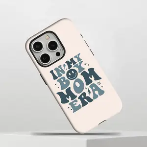 Stylish BOY MOM ERA Two-in-one phone case suitable for iPhone 17 17air 17pro 17promax 16 15 14 13 12 11 plus pro Max 16Promax shockproof bold protective phone casing