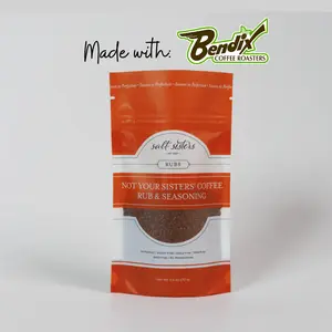 Not Your Sister's Coffee Rub Salt Sisters - Chilli Infused Dark Roast Espresso Rub & Seasoning 2.5oz Bendix Coffee Roasters