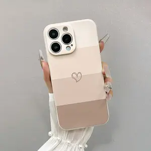 [TPU Case] Phone cases TPU Shockproof Full Cover Case |     Ancient White Heart Painting, Designed for iPhone Xs Max/11/12/13/14/15/16 Pro Max Protection Protective Smartphone Cellphone Casing Protector