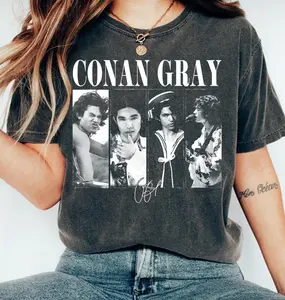 Comfort Colors Conan Gray Inspired Wishbone Vintage T-Shirt - Indie Pop Music Fan Merch, Heated But Devote Movie Tshirt, Team Hollanov Tee