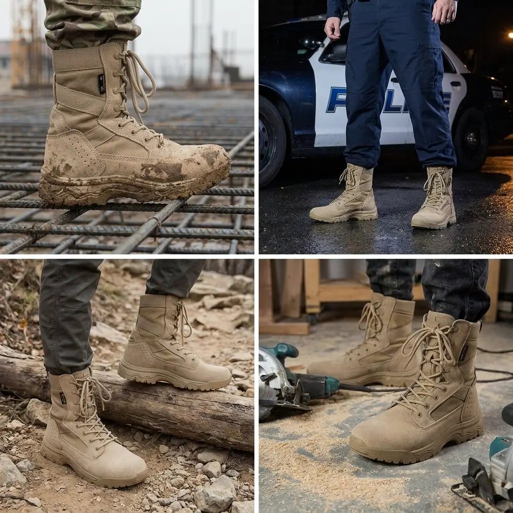 Tactical Combat Boots 8\