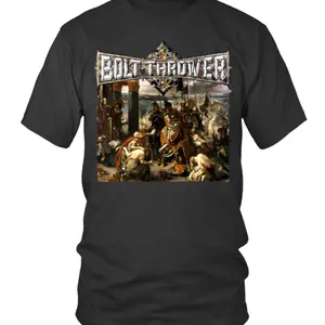 Underground Metal T-shirt, Hoodie & Sweatshirt Bolt Thrower The IVth Crusade Album Cover For Diehard Fans S to 3XL