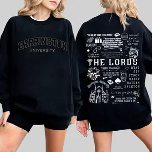Barrington University Sweatshirt, L.O.R.D.S Book Shirt, Booktok Sweater, Dark Romance Sweatshirt, Reading Sweatshirt