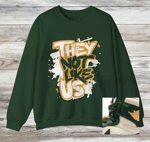 Streetwear Graphic Sweatshirt Bold Quote Design Sneaker Match Outfit Unisex Fleece Pullover