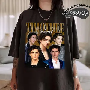 Timothee Chalamet Shirt, Comfort Colors Shirt, Timothee Chalamet Retro TShirt, Timothee Chalamet Fan Gift, Vintage 90s Shirt, Bootleg Shirt