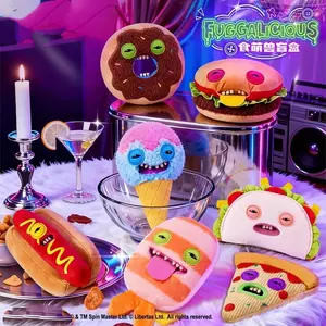 【NEW】Fuggler Fuggalicious series plush, HotDog Hamburger pizza taco suprise hidden
