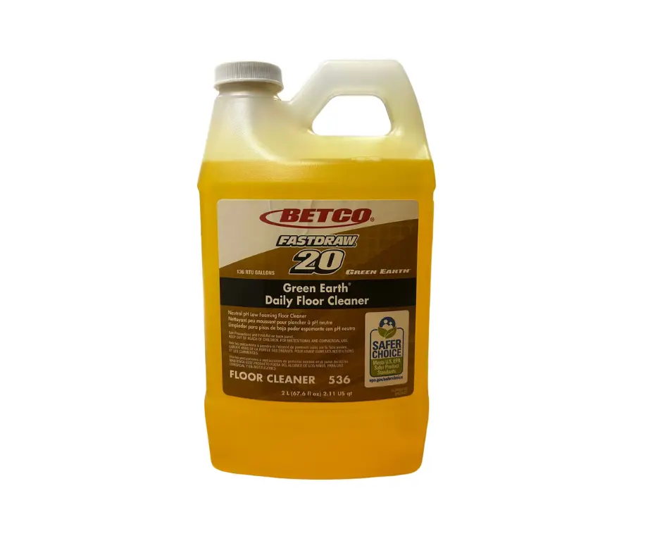 BETCO 20  Fastdraw  (2 LITER EACH) Green Earth Daily Floor Cleaner