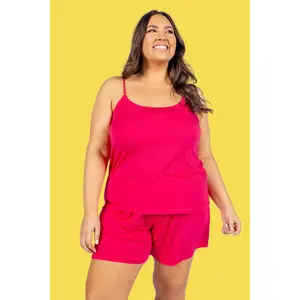 Electric Raspberry Cami & Short Pajama Set