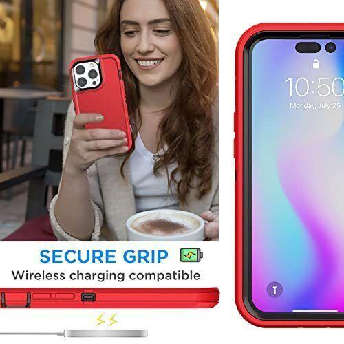 Rugged Defender Phone Case Cover For Apple iPhone 17 / 16 / 16E / 15 / 14 / 13 / 12 / Plus / Pro / Pro Max / Shockproof Heavyduty Protection cover With Belt Clip Phonecase