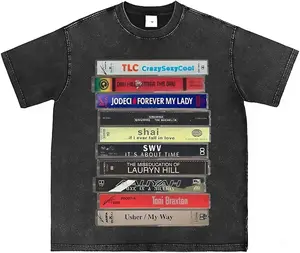 Vintage 90s R&B Cassette Tape T-Shirt Music Graphic Unisex Tee