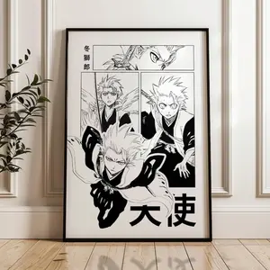 Toshiro Hitsugaya Bleach Poster, Toshiro Bleach, Bleach Anime Poster