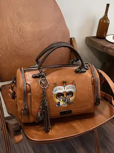 Michael Jackson themed Boston bag, lightweight tote bag, Elegant commuter bag, a great Mother's Day gift for fashion lovers.