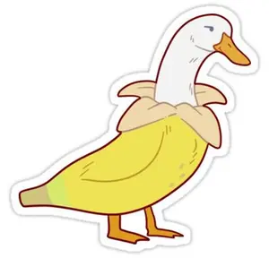 Wonderful Duck Baby Duck Funny Duck Silly Walk Sticker – Best Gift for Kids