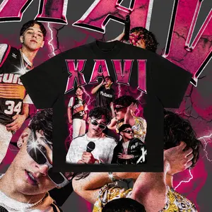 XAVI Pink Tee, Vintage Shirt, Gift For Women and Man Unisex Shirt