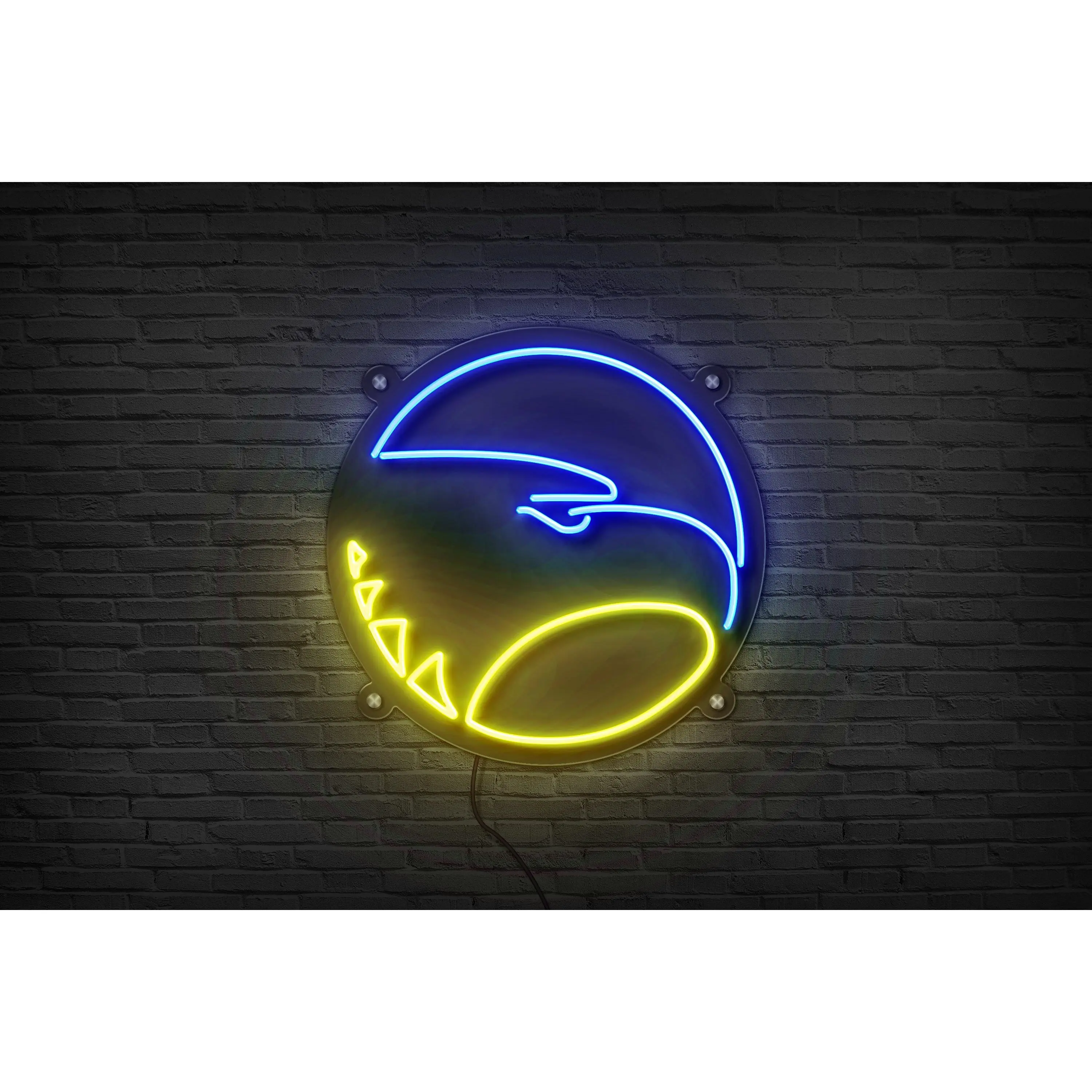 Georgia Southern Academic Eagle Head LED Neon Sign Large [24x24] - Officially Licensed