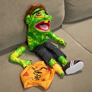 60cm Jeffy Series Hand Puppet Plush Toys Talk Show Party Props Cook Rock Singer Cosplay Stuffed Doll Halloween Xmas Gifts