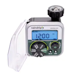 Raindrip Programmable 1 Zone Digital Water Timer, Black