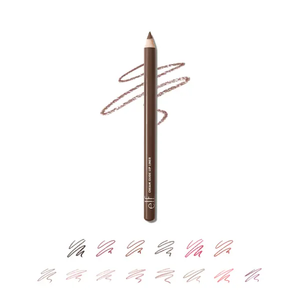 e.l.f. Cream Glide Lip Liner, Smooth Hydrating Semi-Matte for Precise Lip Definition & Sculpting, 13 shades- 0.03 OZ (1 g) e.l.f. Cream Glide Lip Liner, Smooth Hydrating Semi-Matte for Precise Lip Definition & Sculpting, 13 shades- 0.03 OZ (1 g)