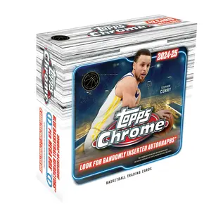 2024/25 Topps Chrome Basketball Mega Box (10 Blue Refractors)