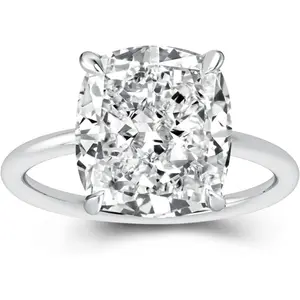 1pc S925 Silver Solitaire Ring 1CT GRA Lab White Moissanite D VVS1 romance themed jewelry,glam fashion accessory queen wedding