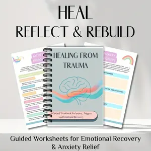 exercise book, Spiral bound planner, for relieving anxiety and emotional recovery, Mental health diary, includes mindfulness exercises, self-empathy letters and cognitive behavioral therapy (CBT)-relaxation notebook, suitable for therapists