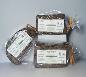 Butterlorette African Black Soap - Cleansing & Clarifying Soap from Ghana - Handcrafted with Palm Frond Ash, Cocoa Pod Ash, Organic Palm Kernel Oil & Shea Butter - Natural Acne Treatment & Skin Brightening