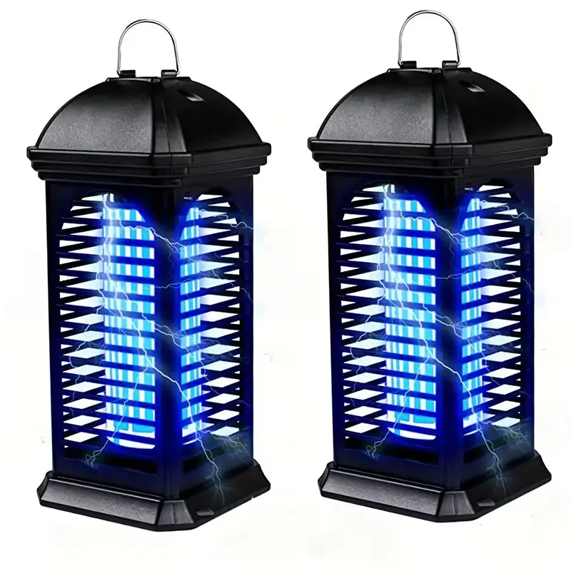2PCS 4000V Mosquito Zapper Killers, 11W Waterproof Insect Zapper with UV Light Lamp, High-Efficiency Bug Zapper, Ideal for Patio, Household Use