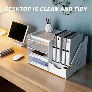 Multi-Layer File Organizer, Creative Desktop Bookshelf, Office Desk Storage Box, Innovative Filing Cabinet, Drawer Organizer, Desk Organizer Tidy