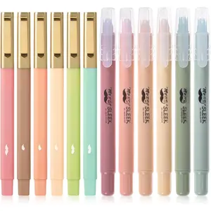 - Aesthetic Gel Highlighters and s No Bleed, 12 Pack, Pastel Colors  Highlighters and s No Bleed