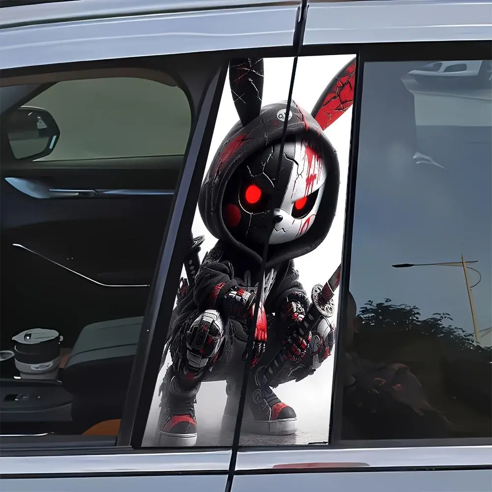 Cartoon Rabbit Pattern Car Sticker, Waterproof & Anti-scratch Car Decal, Car decorations, Car Exterior Decoration Accessories for Car, Car Accessories Cute