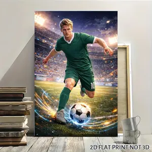 Customize your favorite football player and turn his photo into a framed canvas painting.Photo on Canvas Transform Your Photos Into Stunning Framed Wall Art Digitally Printed Photo to Canvas Ideal for Home Decor Gifts Keepsakes