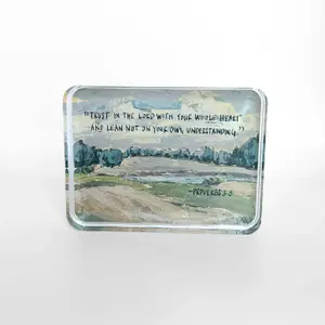 Lauren Dunn PROVERBS 3:5 ACRYLIC SCRIPTURE BLOCK