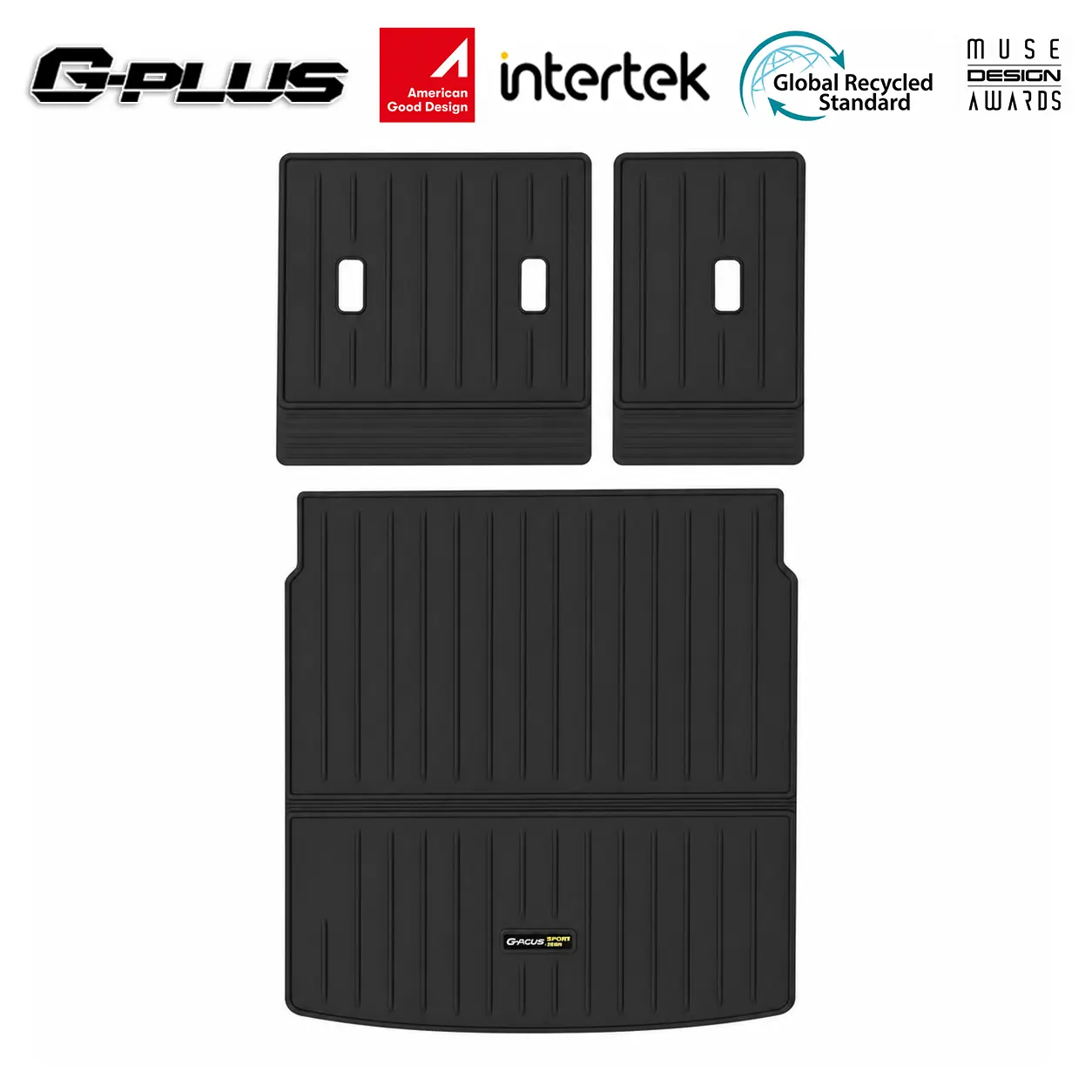 G-PLUS TPE Floor Mats Fit Toyota 4Runner 2013-2024/GX460 2014-2023 | All Weather Protection,Non-Slip,Custom Fit Floor Cargo Liners Accessories,TPE Full Coverage,1st & 2nd Row,Black