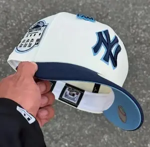 New Era New York Yankees 9FORTY A-Frame Snapback Hat – White Crown Red Brim – Adjustable MLB Baseball Cap – Streetwear Unisex Summer Edition