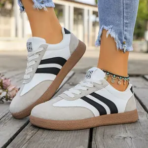 Women'S Stylish Casual Lace-Up Soft-Soled Sports Shoes Are Available in Multiple Colors . They Feature a Classic Round Toe Design And a Soft Sole That Keeps Your Feet Comfortable All Day Long, Women Shoes