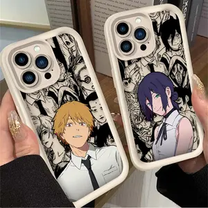 Chainsaw Man Denji Reze Phone Case For iPhone 17 Air 16,15,14,13,12,11,Pro,MAX Soft TPU Cover