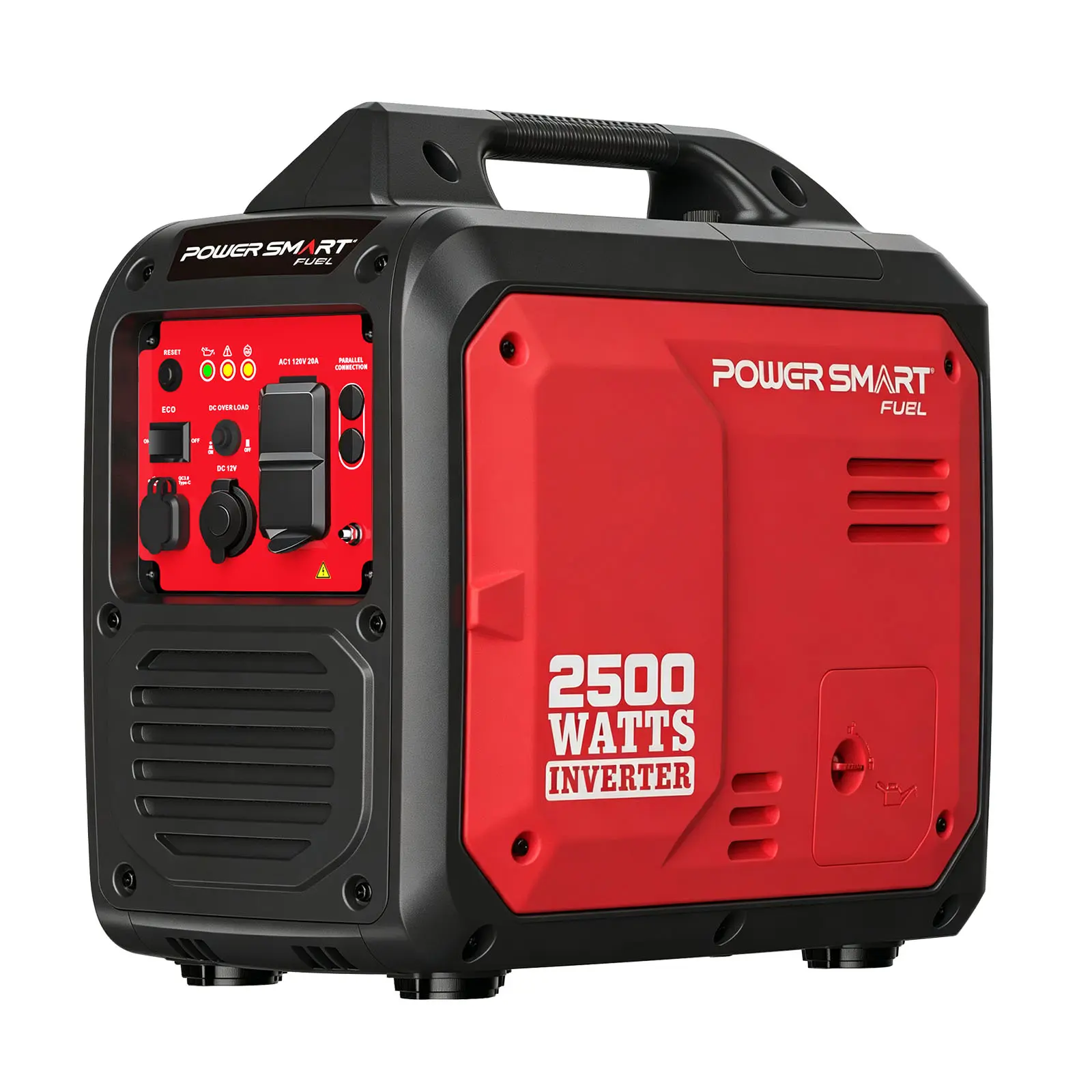 PowerSmart 2500-Watt Gas Powered Portable Inverter Generator, Super Quiet for Camping, Tailgating, Home Emergency Use, Ultra Lightweight, EPA Compliant, HB5020 HB5020C