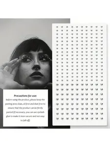 180pcs Non-Piercing Lip Stickers, Reusable Self-Adhesive Gothic Rock Style Face Decals, Perfect for Ages 14+, Teen Friendly, Trendy Makeup Art Accessory