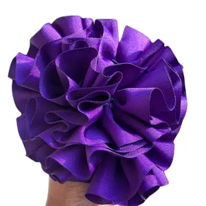 Purple Ruffle Anklets