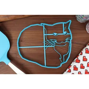 XL 8 Inch Maxwell The Cat Cookie Cutter - Large Cookies