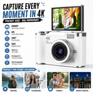 Foldable Screen Student Camera, 1 Count Retro CCD Card Machine, Entry-level Digital Camera, 1080P High Built-in Games & Filter Functions Camera, Mini, Digital Zoom Camera, Hybrid Viewfinder, Multiple Filters, Portable, HD Digital Camera