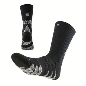 Ronglin All-Season Athletic Sports Socks - Heavy-Duty Arch & Cushioned - Ergonomic Fit for Running, Gym, Tennis  Machine Washable - Dynamic Zigzag Stripe Design - Reinforced Toe & Heel - All-Weathe Menswear Outfit Sporty Stylish