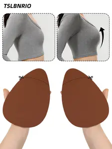 Invisible Breast Lift Tape, 3 Sizes Disposable Adhesive Breast Petals for Women, Perky Anti-Sagging Push Up Nipple Covers, Breathable & Water-Wettable Brown Breast Patches, Mild Adhesive Strong Contractility Tight Fit, Ideal for Backless Dresses, Wedding