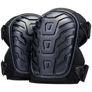 Heavy-duty Knee Pads, Thick Gel Cushion Knee Pads with Double Straps & Adjustable Clips, Breathable Mesh Comfort Knee Pads with Breathable Mesh