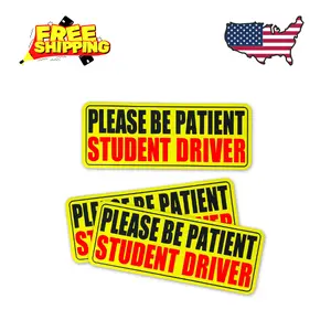 3pcs Student Drive Magnet for Car, Please Be Patient Student Driver