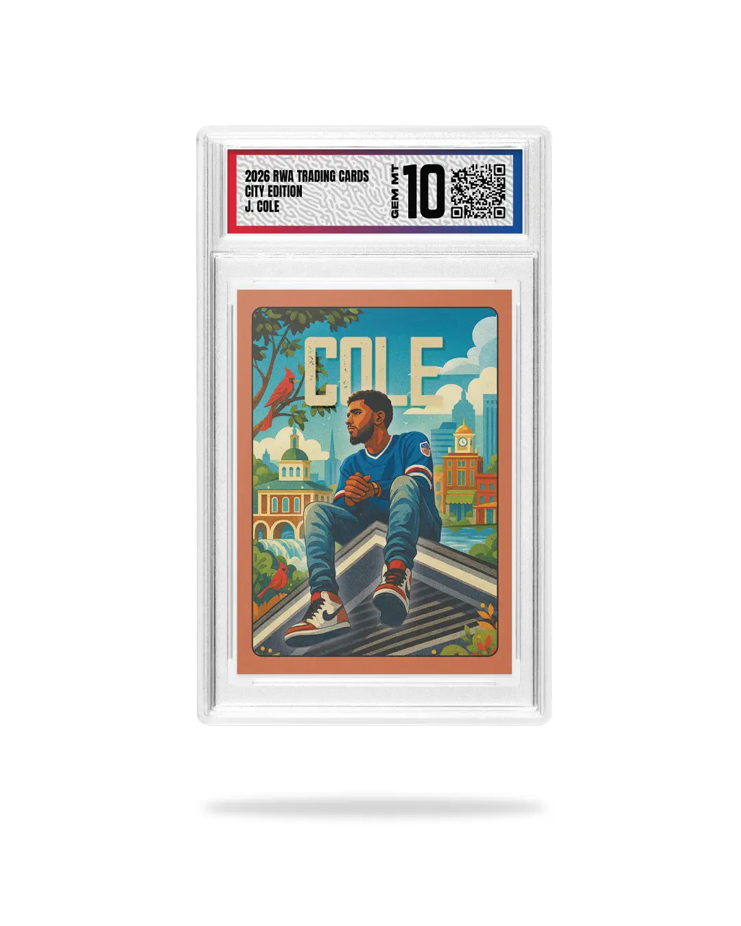 J. Cole - Hometown Heroes Custom Trading Card