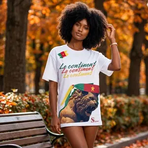 Le continent Short Sleeve T-Shirt Heavyweight Cotton