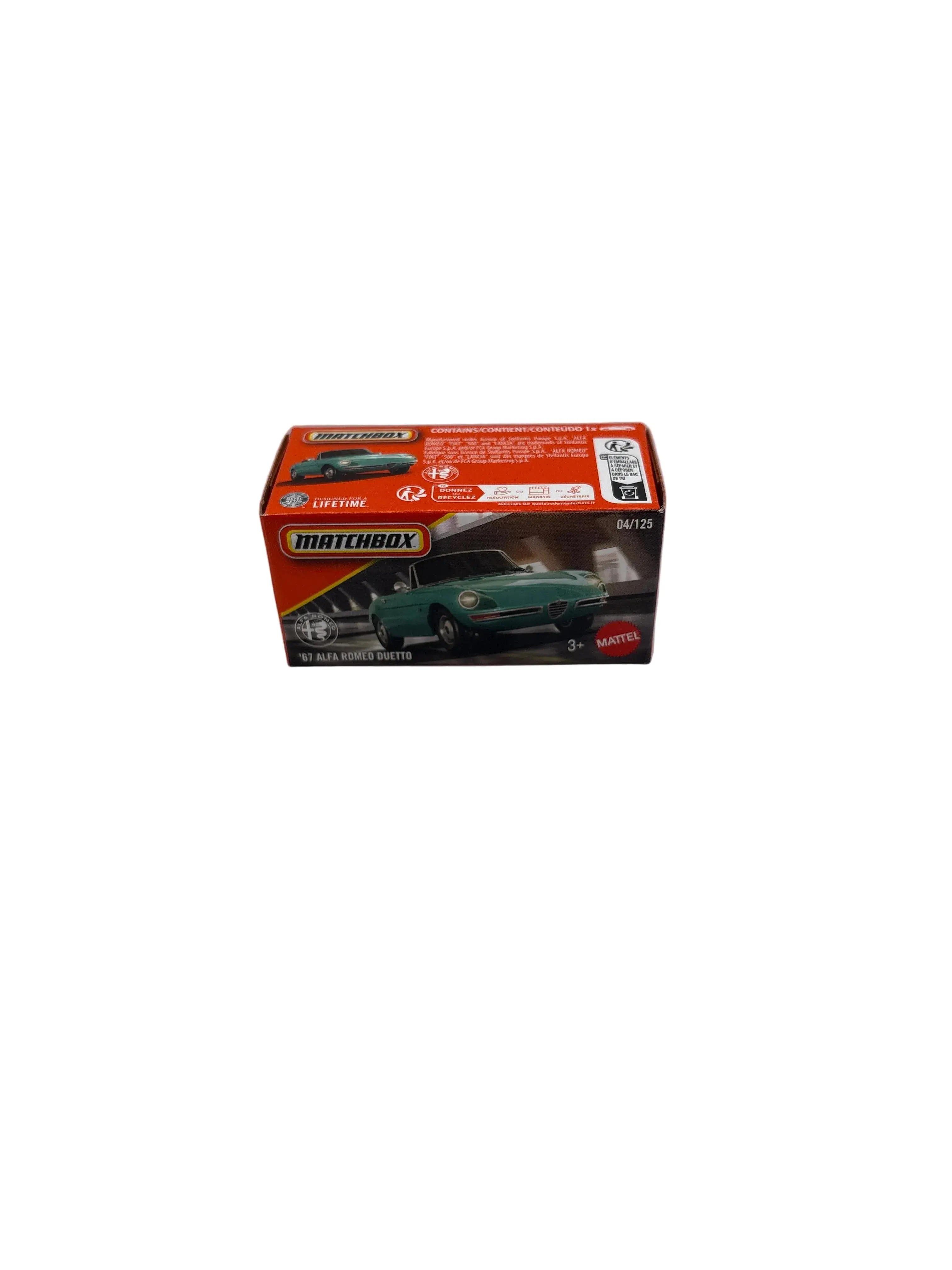 Matchbox 67 Alfa Romeo Duetto Diecast green