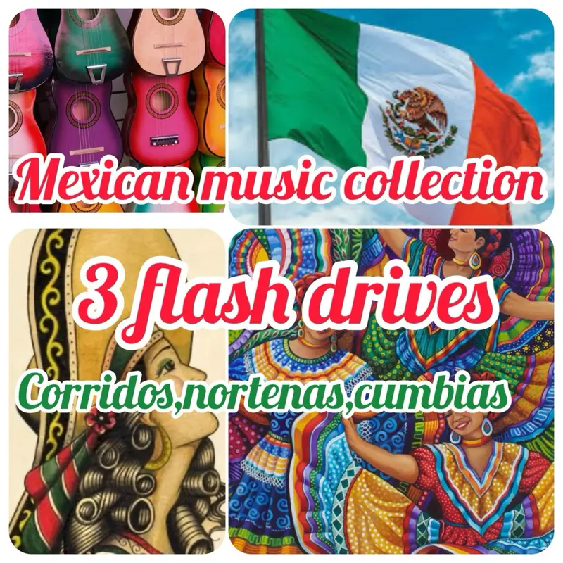 Mexican music 3 pack USBs